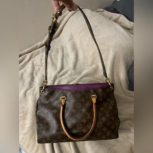 ✨SOLD✨ DO NOT PURCHASE❗️🎉💕😃LV Pallas MM shoulder/handbag purple and brown